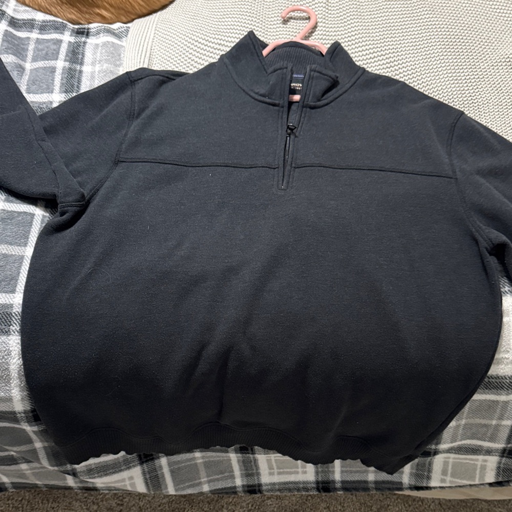 Arrow Men's Charcoal Zip-Up Sweater